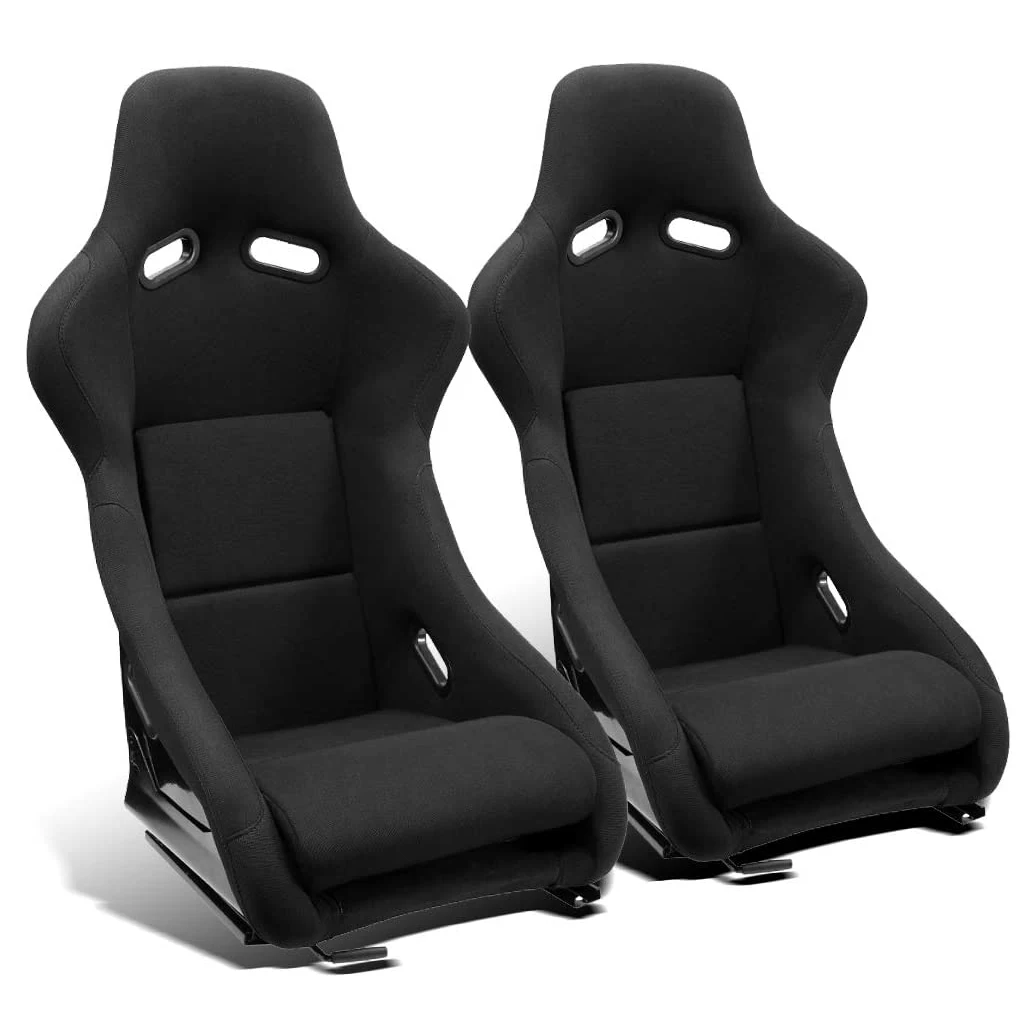 1021 Series Bucket Shining Glitter Fiberglass Carbon Fiber Glass Sim Simulator Universal Automobile Car Racing Seats