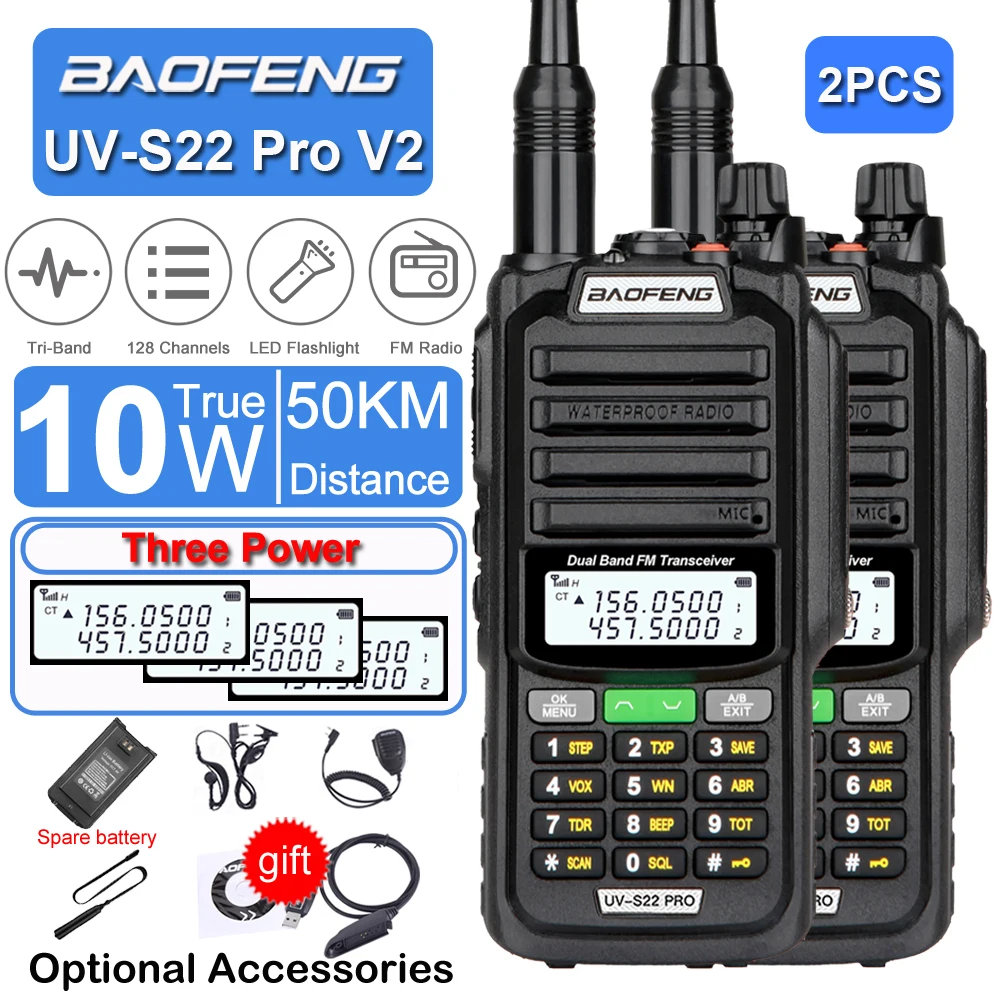 2-walkie-talkies-baofeng-de-10w-resistentes-al-agua-con-alimentacion-tipo-c-uhf-vhf-cable-de-programacion-largo-alcance-radio-fm-uv-s22-pro-v2