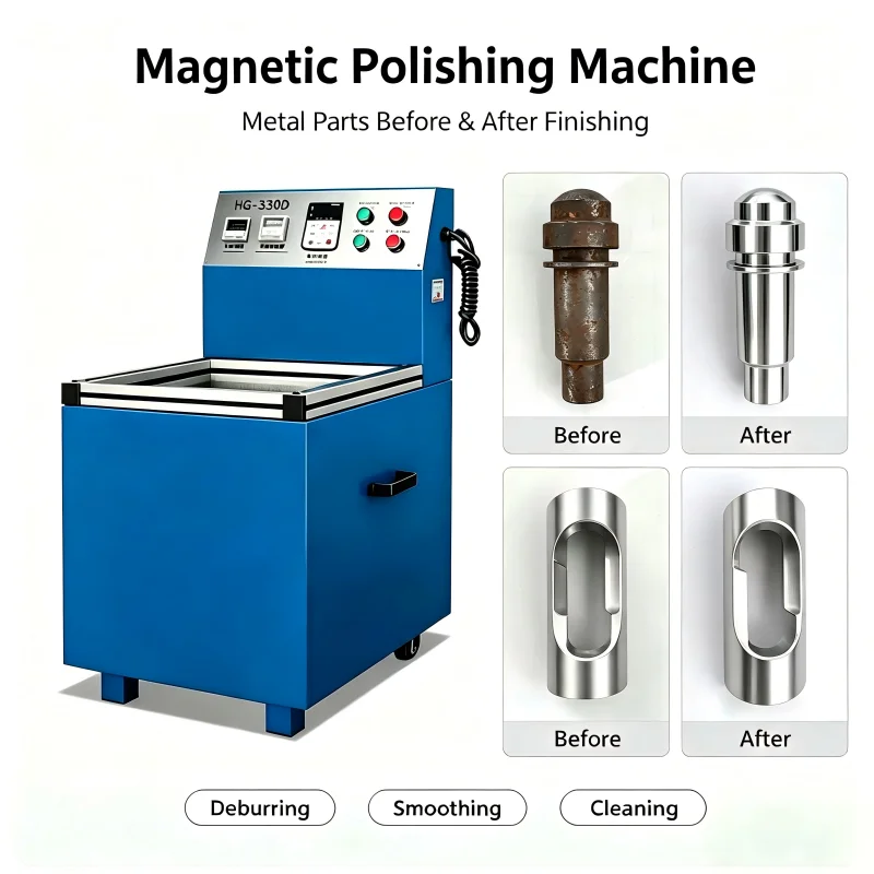 Industrial Automatic Magnetic Polishing For Machine Industrial Aluminum Stainless Steel Surface Finishing Deburring