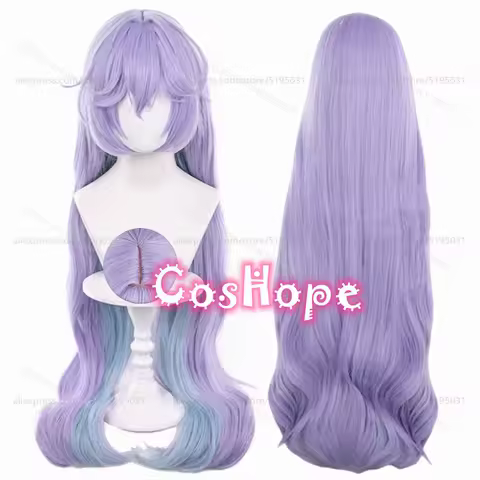 Cantarella Cosplay Wig 95cm Long Purple Blue Mixed Wig Cosplay Anime Cosplay Wigs Heat Resistant Synthetic Wigs
