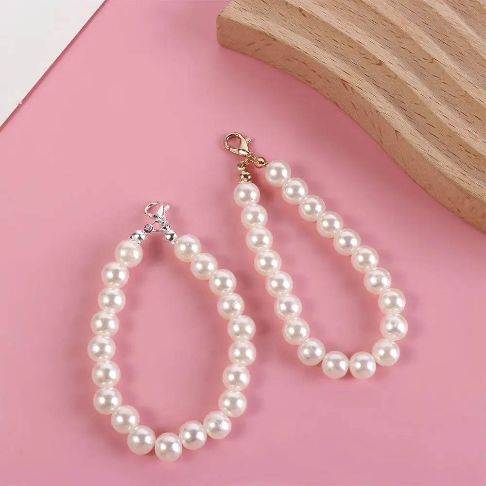 

Anti-Drop Mobile Phone Chain Hanging Cord Phone Charm Pearl Lanyard Anti-Lost Beaded Phone Case Chain Handbag Belt