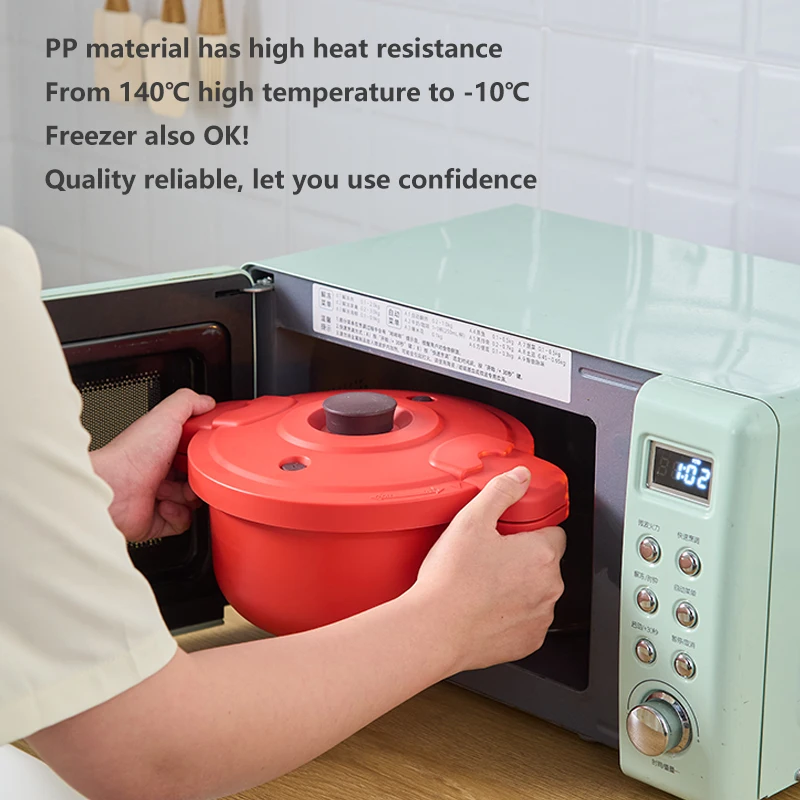 2.1 liter microwave oven special pressure cooker microwave oven vegetable cooker soup micro vegetable container