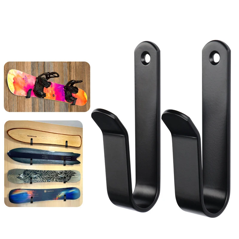 

1PCS Surfboard Paddle Board Hook Metal Bracket Wall Hanging Screw Fixing Ski Board Skateboard Hook Hardware Accessories