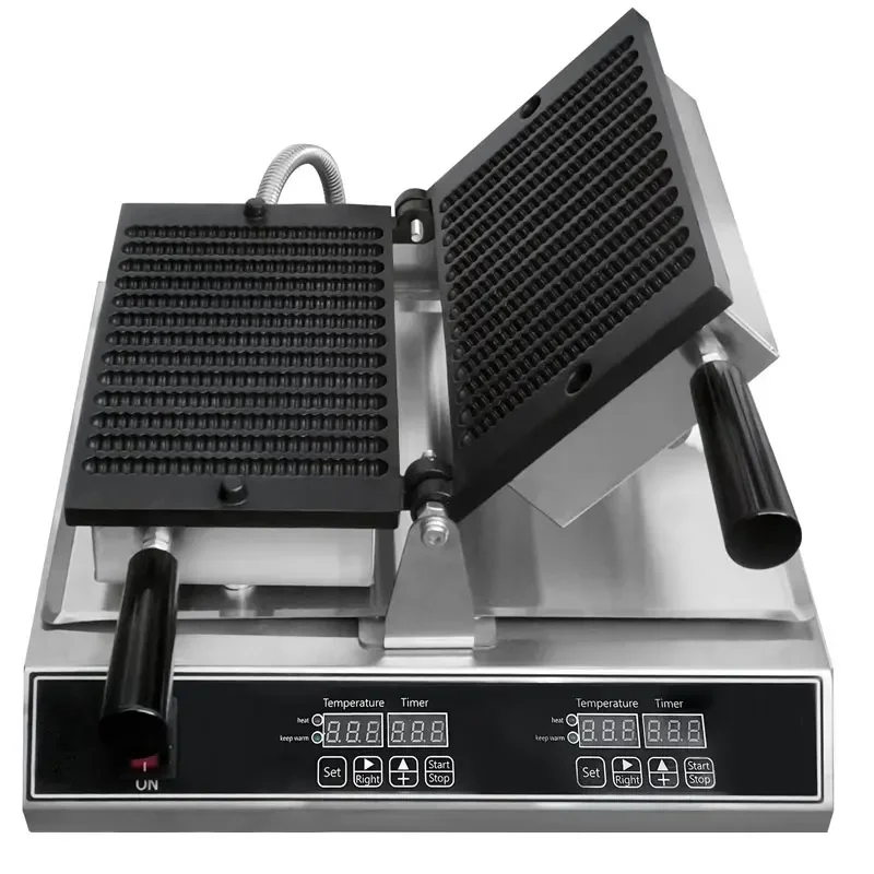 Www para equipo de aperitivos comercial eléctrico, máquina para hacer gofres con patatas fritas, máquina para hacer gofres, palitos de patata
