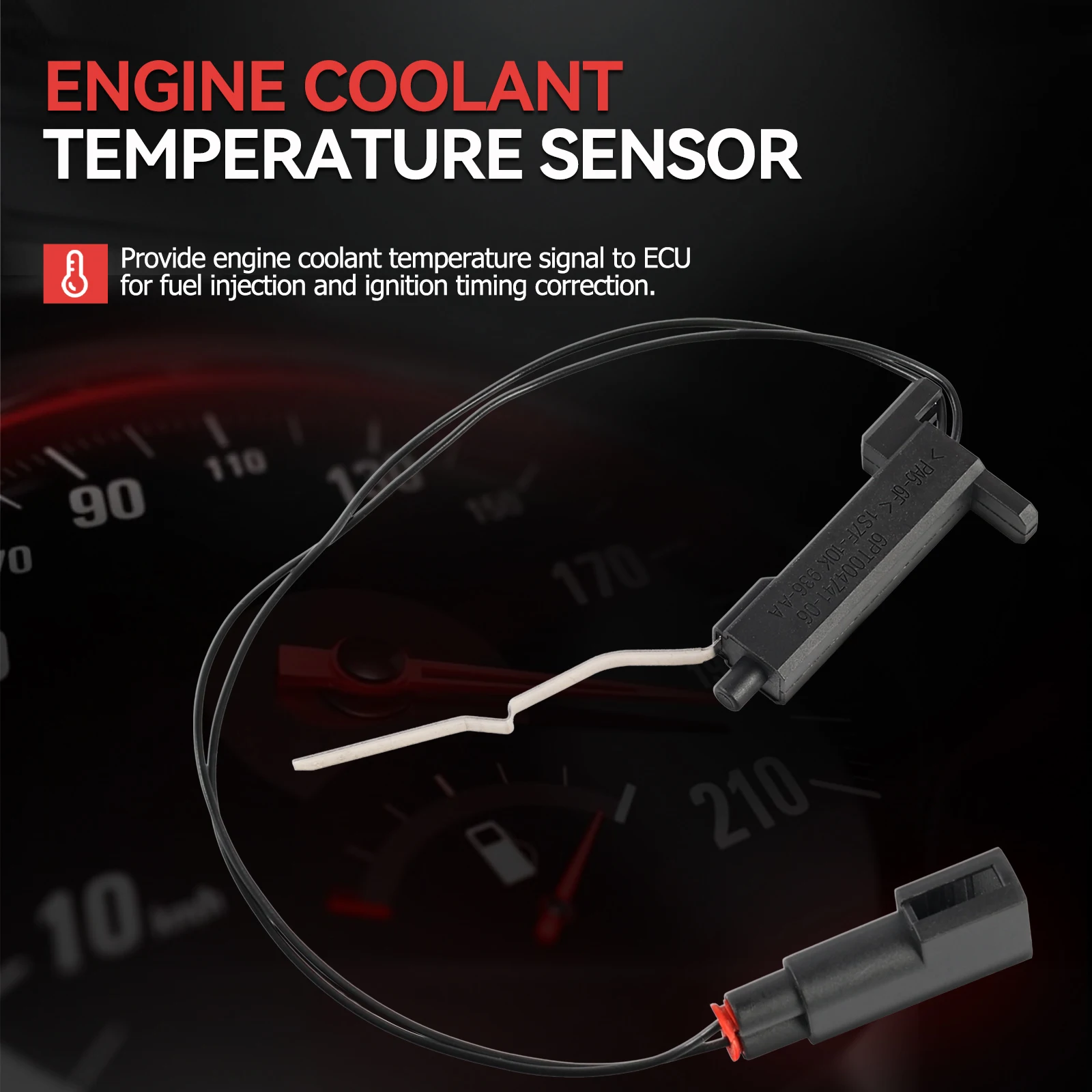 1S7F10K936AA Outside Air Temperature Sensor For Ford C-Max Galaxy Mondeo Focus FIESTA Transit 93BB10K936AA 6820218 Auto Parts