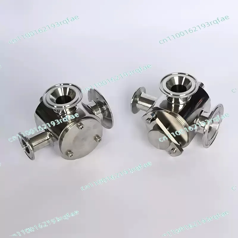 Quick paste filling machine rotary valve accessories Pneumatic filling machine three-way rotation