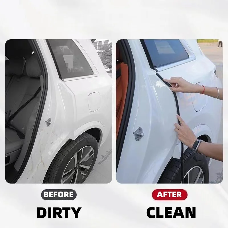 1.2m Auto Porta Bordo Striscia di Tenuta In Gomma C-Pillar Guarnizione Impermeabile Insonorizzata Sigillante per Auto Camion SUV Striscia Adesiva
