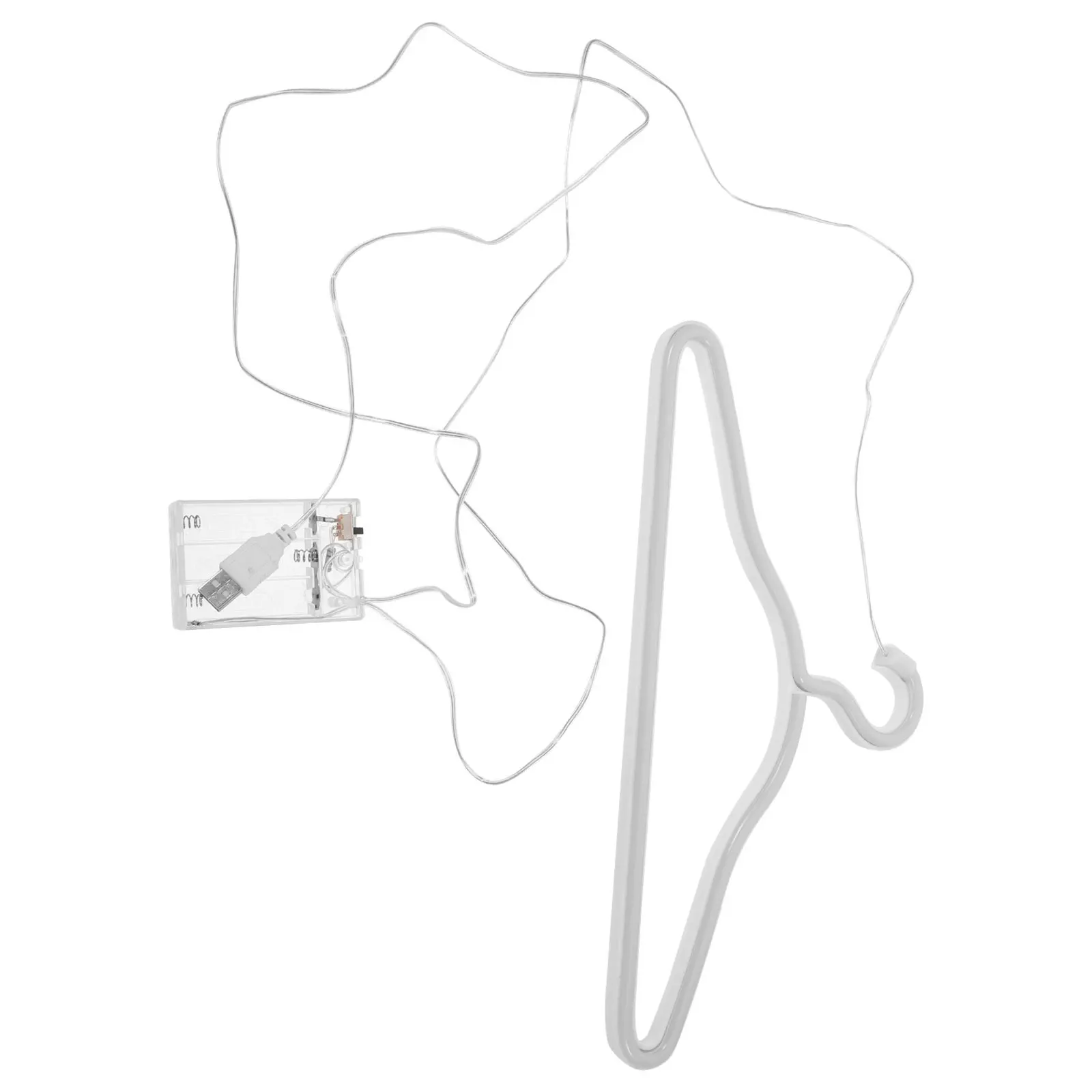 

LED Wedding Neon Sign Bridal Dress Hanger Shaped Neon Light Romantic Engagement Proposal Wedding Party Dress Display