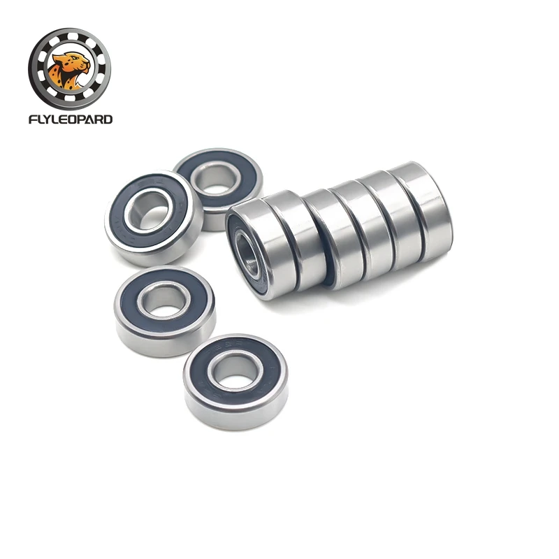 10pcs R6RS Bearing 9.525x22.225x7.142 mm ABEC-7 Inch Miniature R6-2RS Ball Bearing
