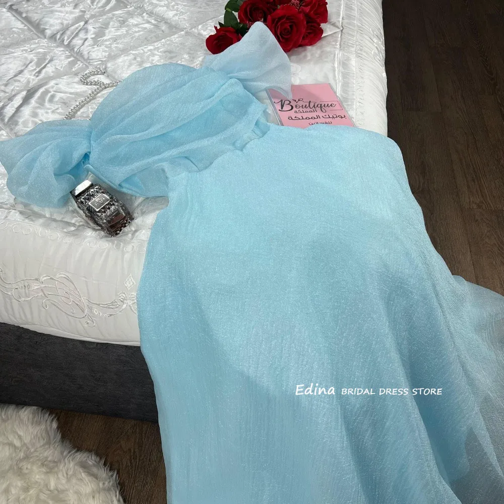 Elegant Off the Shoulder Organza Prom Dresses Custom Made Ball Gown vestidos de festa Formal Occassion Gowns