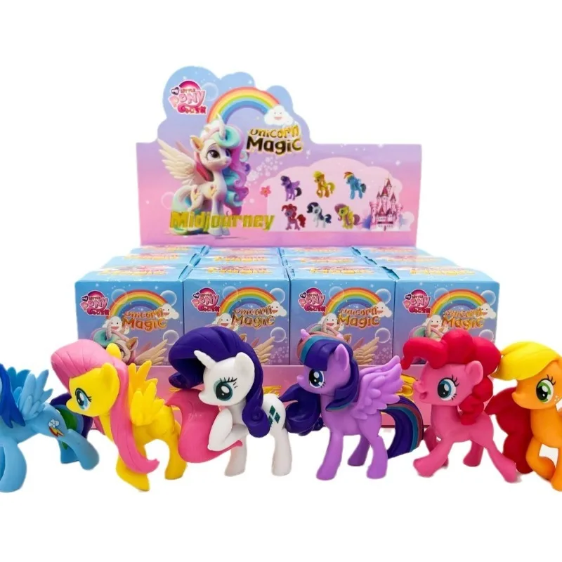 1 قطعة نمط عشوائي لطيف المهر الشكل الإبداعية أنيمي ديكور اليدوية حلية #5