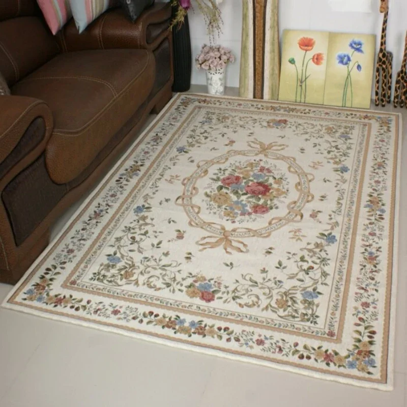 VIKAMA Scandinavian Light Luxury Upgraded Material Living Room Bedroom Kitchen Bathroom Thickened Stain-resistant Carpet Mat Rug