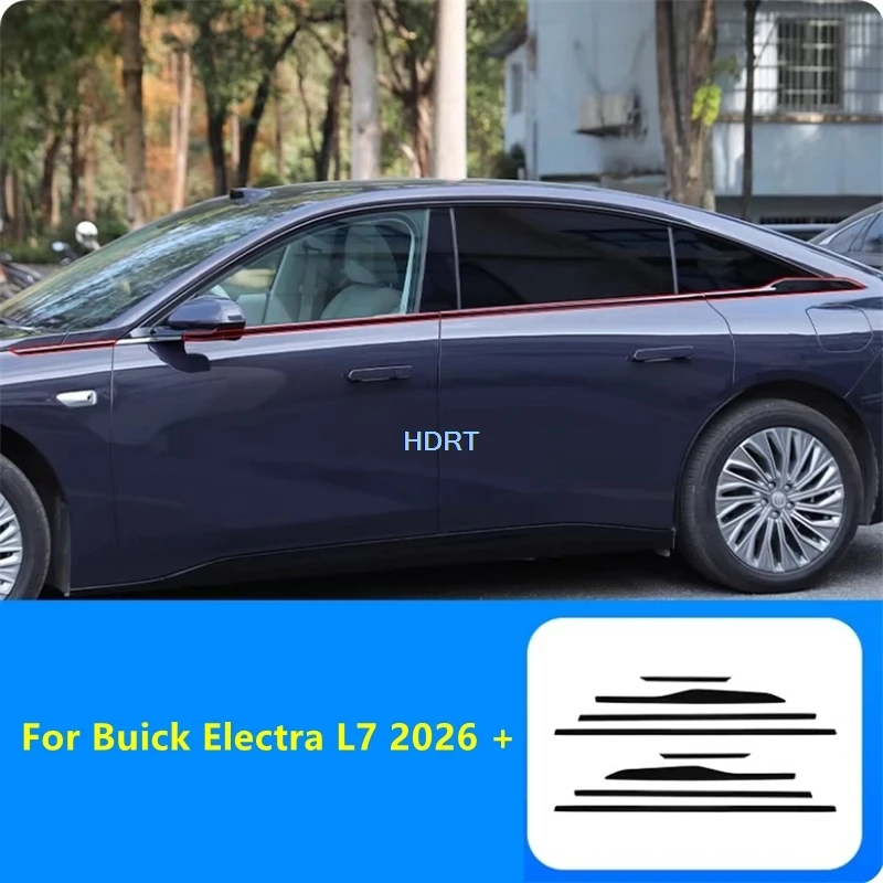 

Body Trim Side Skirt Protector For Buick Electra L7 2026+ Window Door Edge Cover Car Styling Accessories
