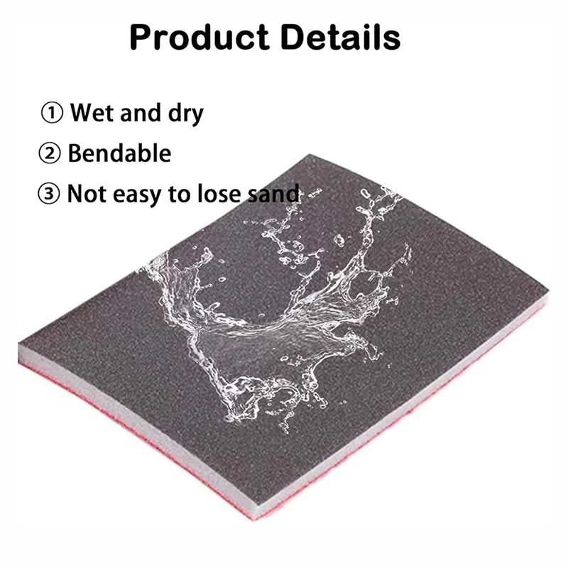 

A58Z 20 шт. 180-2500 шлифовальная губка, 3X4 дюйма ультратонкая шлифовальная губка в ассортименте для модели металлической деревянной мебели