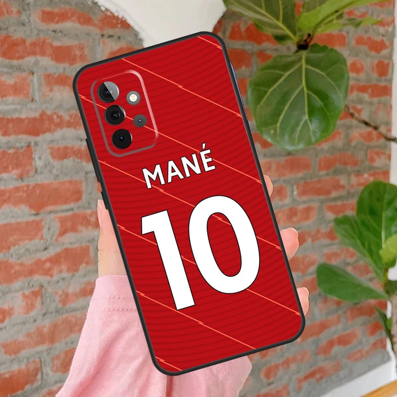 Football Name Number Phone Case For Samsung Galaxy A15 A25 A55 A54 A34 A14 A35 A52 A32 A12 A51 A71 A13 A33 A53