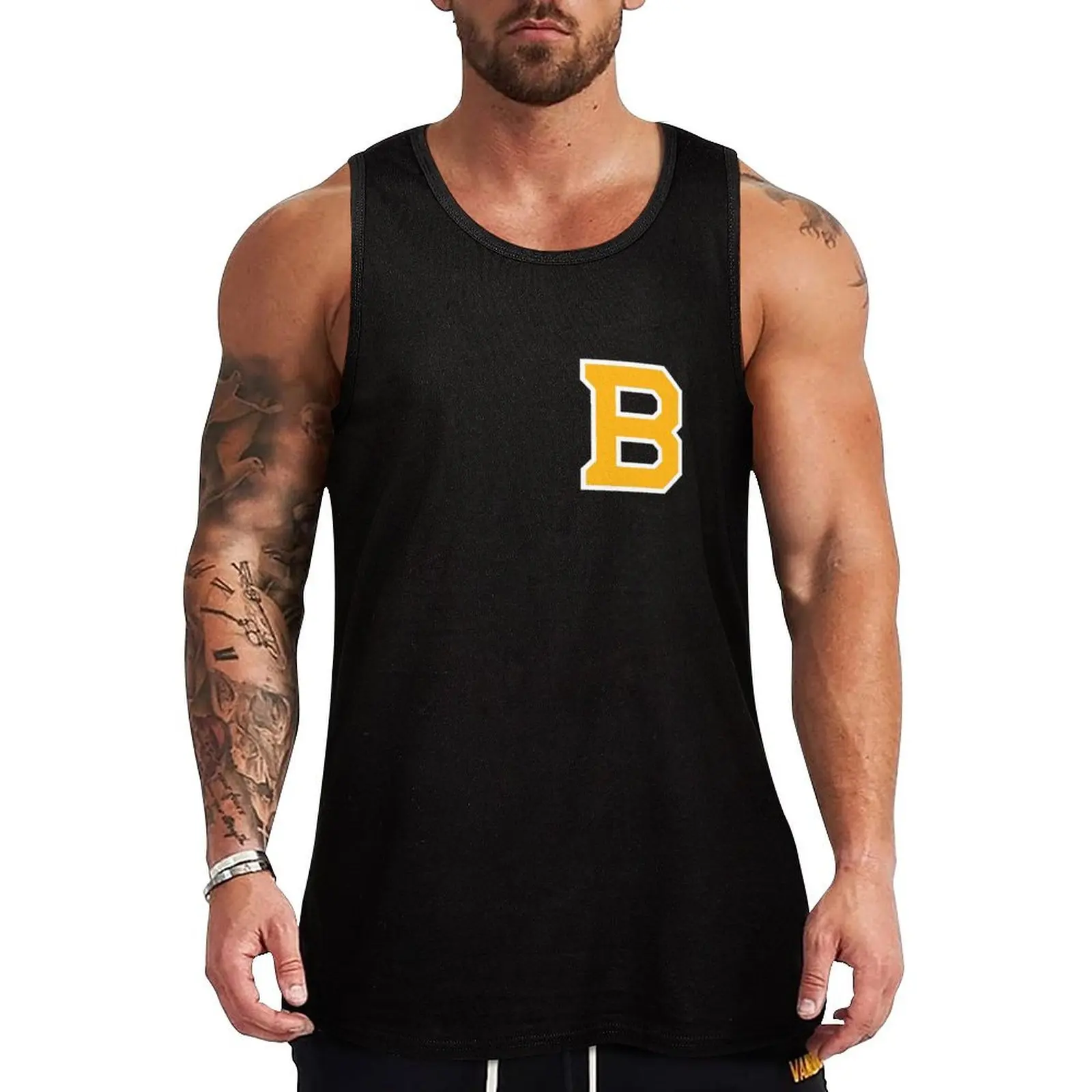 Good Ole Boston B Tank Top Men's sleeveless gym shirts sleeveless man shirts