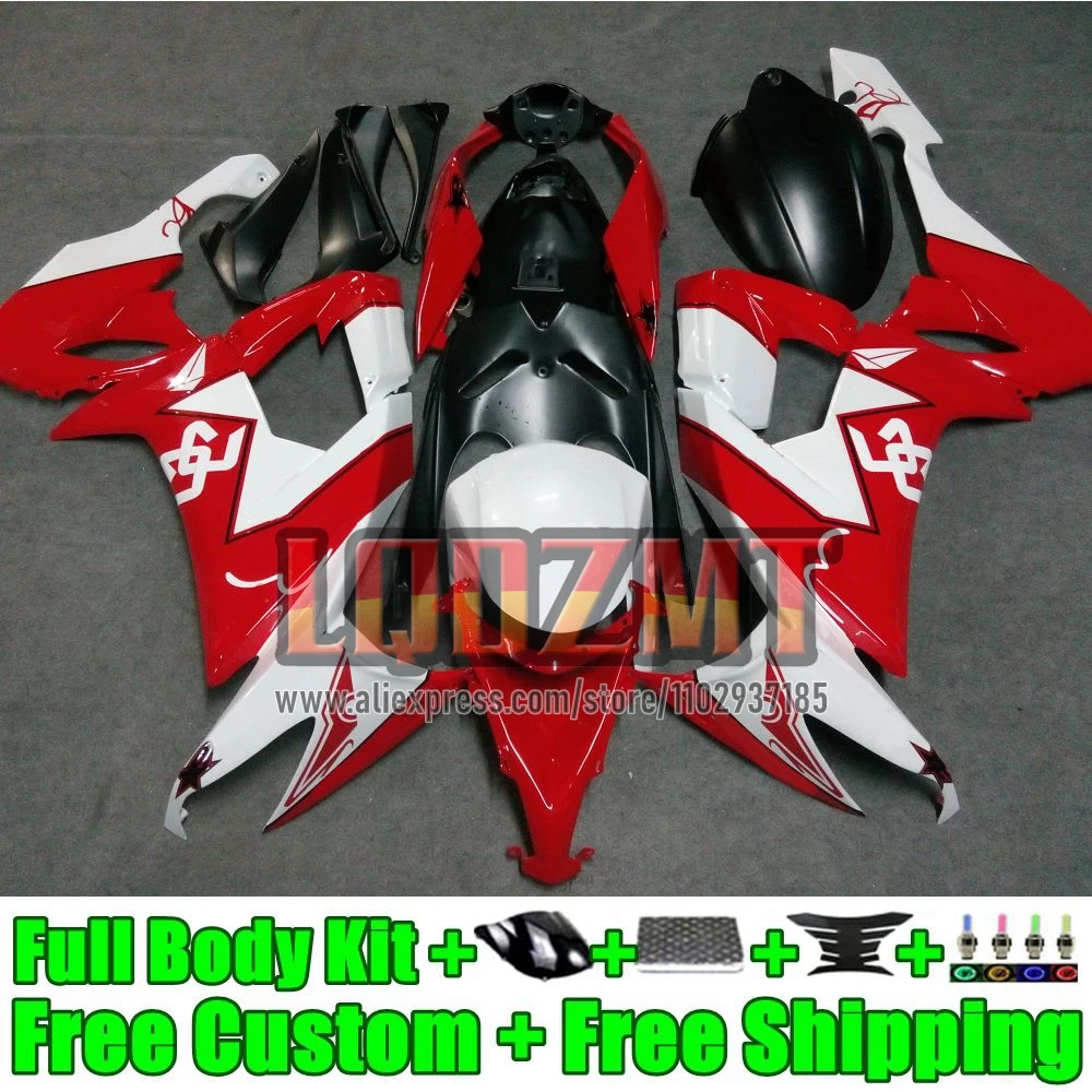 Injection Frame For KAWASAKI NINJA ZX-10R ZX 10 R 10R 1000CC 51No.63 stock red ZX10R 2008 2009 2010 ZX1000 C 08 09 10 Fairing