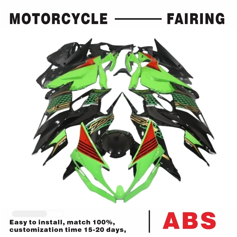 

green&black Complete Fairing set KAWASAKI ZX6R 636 2019 - 2023