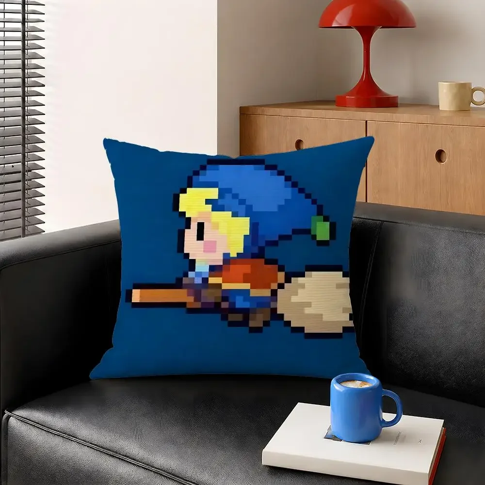 Game Moonstone Island Adventure Game Cushion Cover Decorative Pillowcase Soft Short Plush Cozy Durable Sofa Home Decor Items