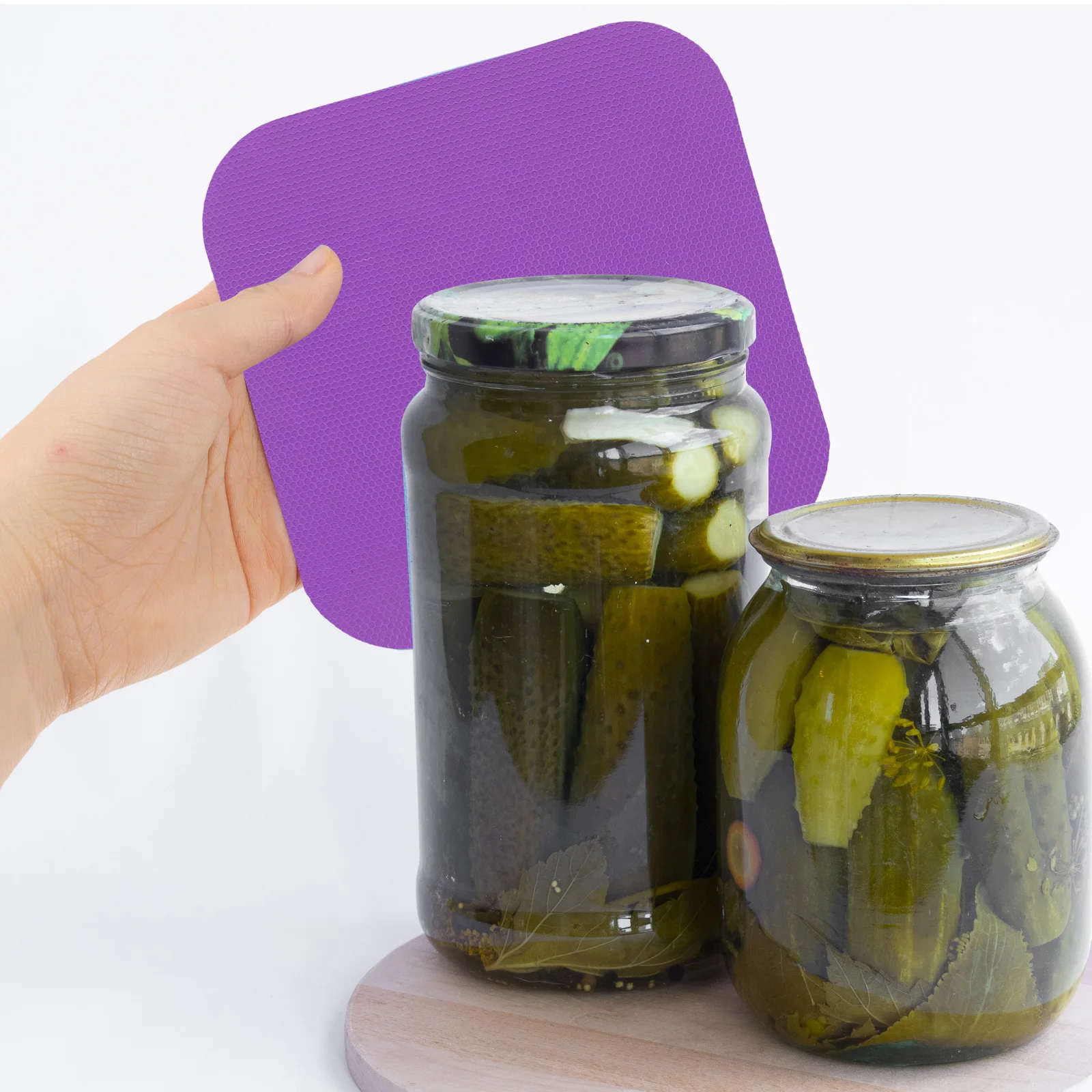 

6pcs Rubber Jar Opener Gripper Pad Bottle Opening Mats Non Slip Kitchen Gadget For Jars Containers Easy Practical
