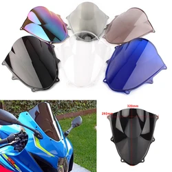 Windshield For Suzuki GSXR1000 GSX-R GSXR 1000 K17 2017-2021 Double Bubble WindScreen Motorcycle Accessories Fairing Deflector