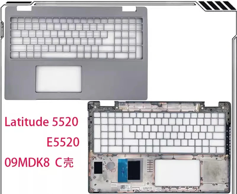 dell-latitude-5520-e5520-c-ケース、キーボード-パームレスト、保護ケース-09mdk8-用