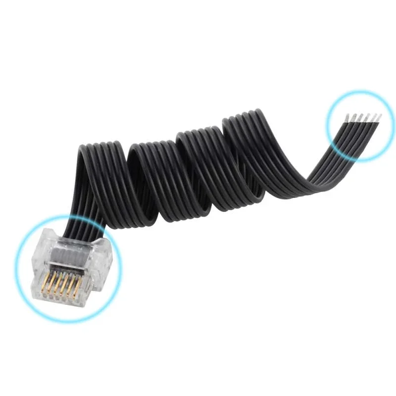 Crystal Connector Cable For we-do2.0 8883 9686 Metal Connector with Cable 25cm MOC PF Motor Repair Wire Crystal Head Connectors