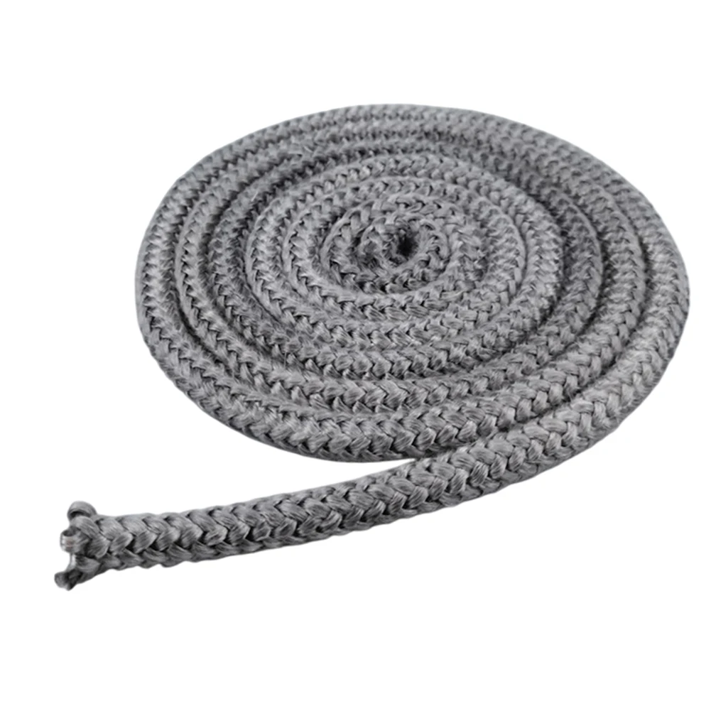 6-25mm 2M Fireplace Sealing Rope Gasket Cord Wood Burning Stove Door Fiberglass High Temperature Sealing Rope