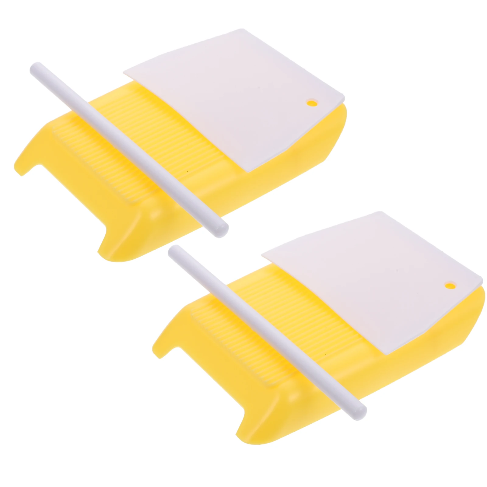 

2 Pcs Pasta Making Tools Gnocchi Mochi Macaroni Plate Plastic Supply ABS Food Grade Lightweight Easy Use Carry Home Restaurant