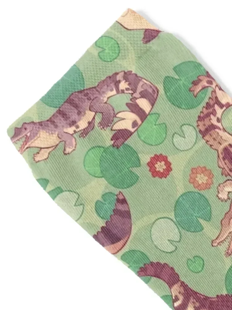 Crocodilians in swampy waters Socks summer winter set football Girl'S Socks Men's