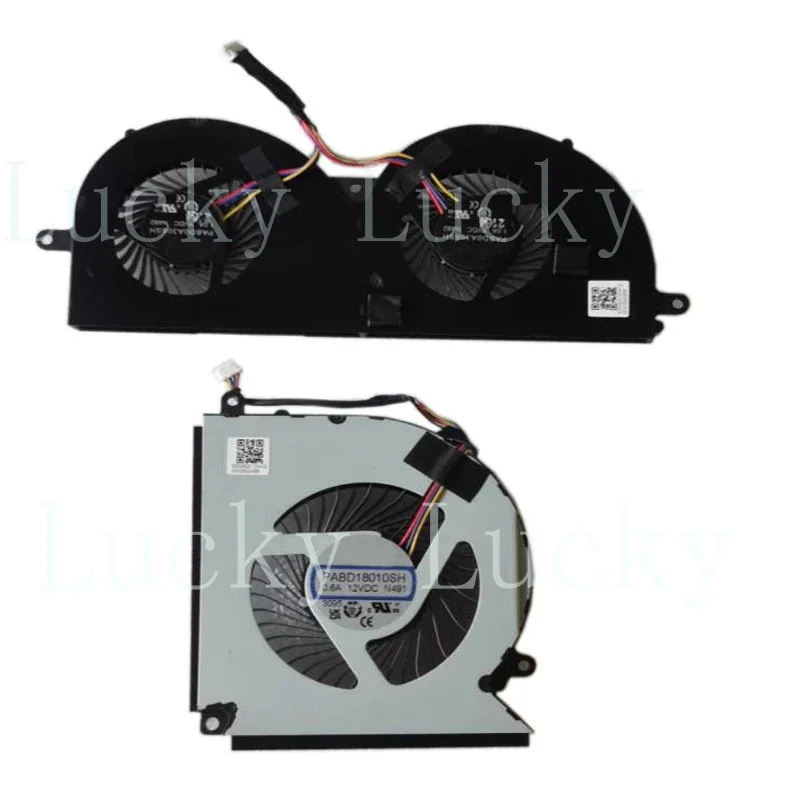 f   New CPU GPU FAN For MSI GT77 MS-17Q1 17Q2 GT77 12UHS 12UGS GT77 HX-13V 13VI 13VH