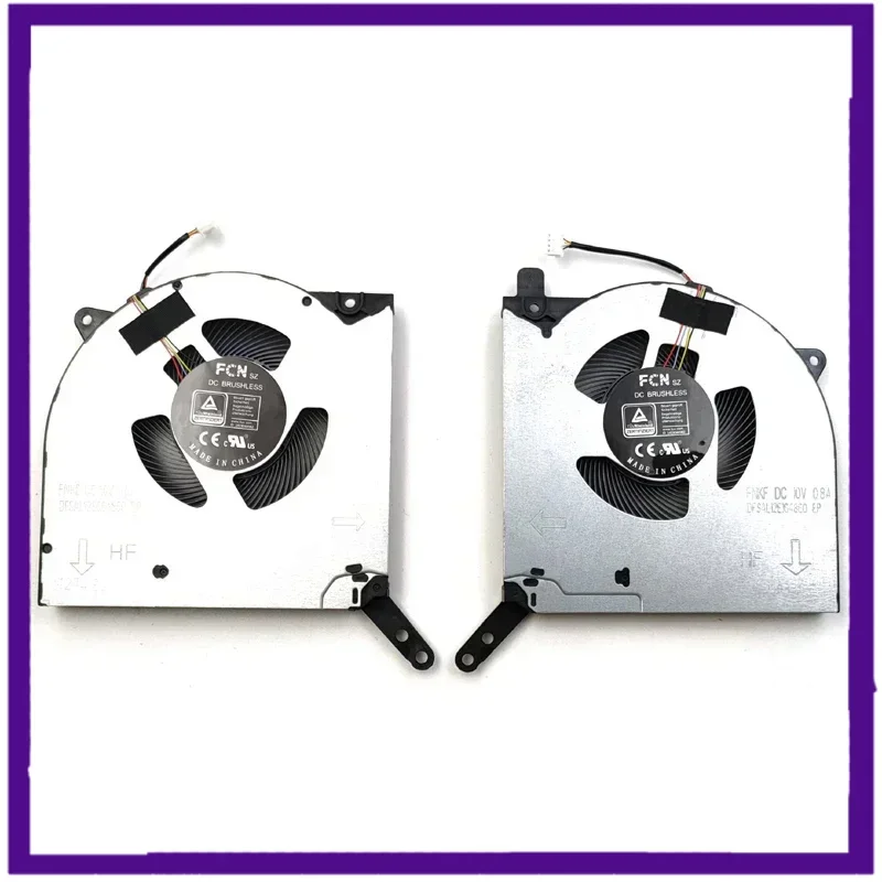 

Новый охлаждающий вентилятор для ноутбука Lenovo Y560A-P Legion 5 Pro-16ACH6, процессор, графический процессор, 5 В постоянного тока, 10 В постоянного тока