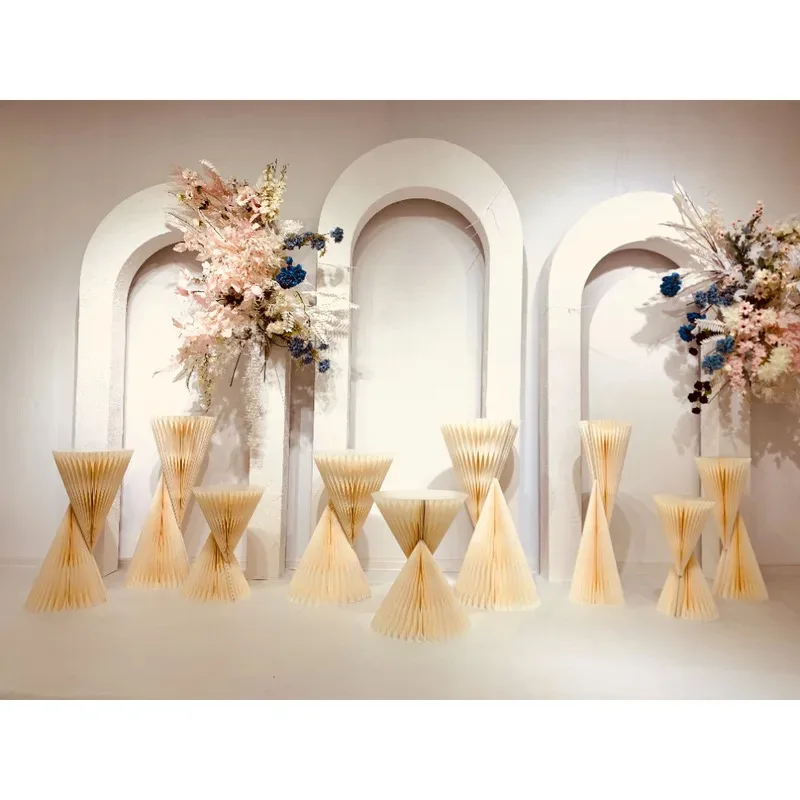 

DG00 Stage Property White Dsert Tle Stand Wedding Decoration