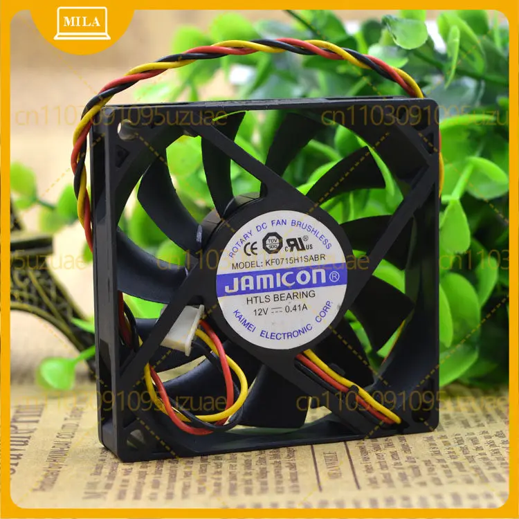 Cooling Fan KF0715H1SABR 12V 0.41A 70mm For Jamicon UPS System Radiator Fan