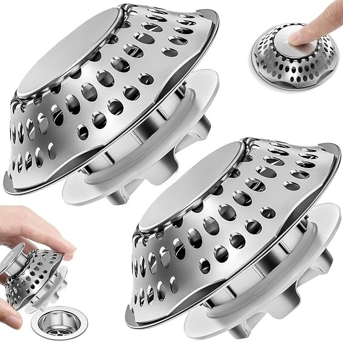 

1 шт., европейско-американский стандарт, латунный слив для ванны, выдвижной сердечник, слив для душа с ножным управлением, фильтрация меди