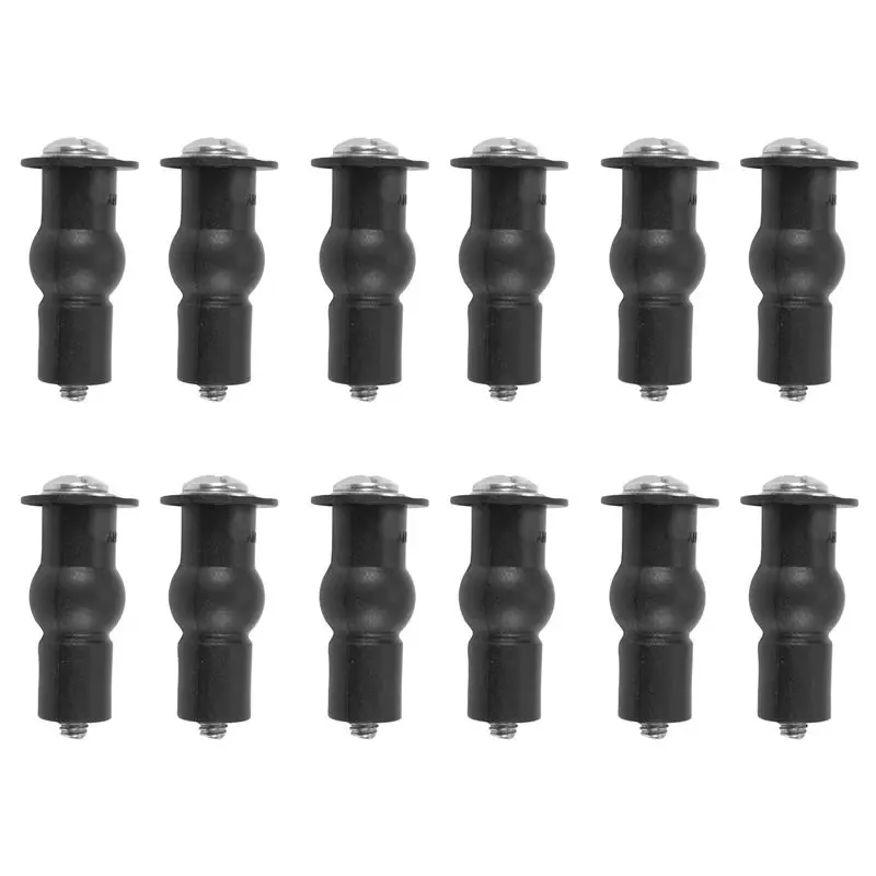 

RABIT AS59~ 12X Toilet Seat TOP FIX Seat Hinge Hole Fixings Well Nut Screw Rubber Back To Wall
