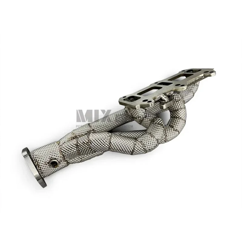 Stainless Steel High Flow Exhaust Downpipe, Head Section, Exhaust Modification, Mazda RX8 1.3 2003-2008