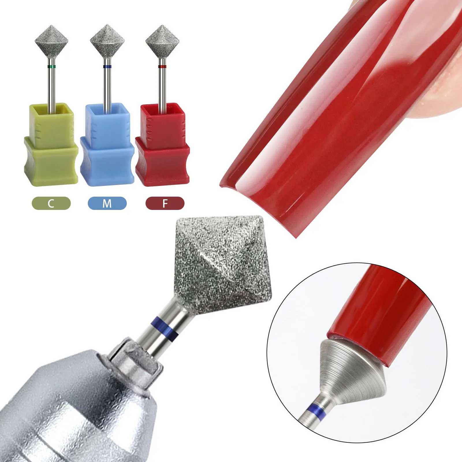 

New Carbide Nail Drill Bits Electric Manicure Drill Accessory Milling Cutters for Nail Gel Polish Remover Nail Tools Efiles