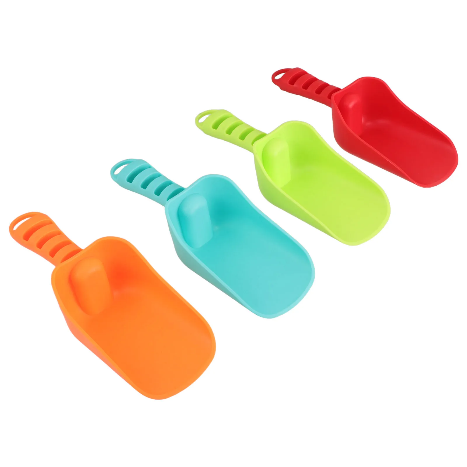 Pelles de plage en plastique coloré pour enfants, 4 pièces, creuser du sable, équipement de plage d'été en plein air, jeu de sable, jouets pour tout-petits