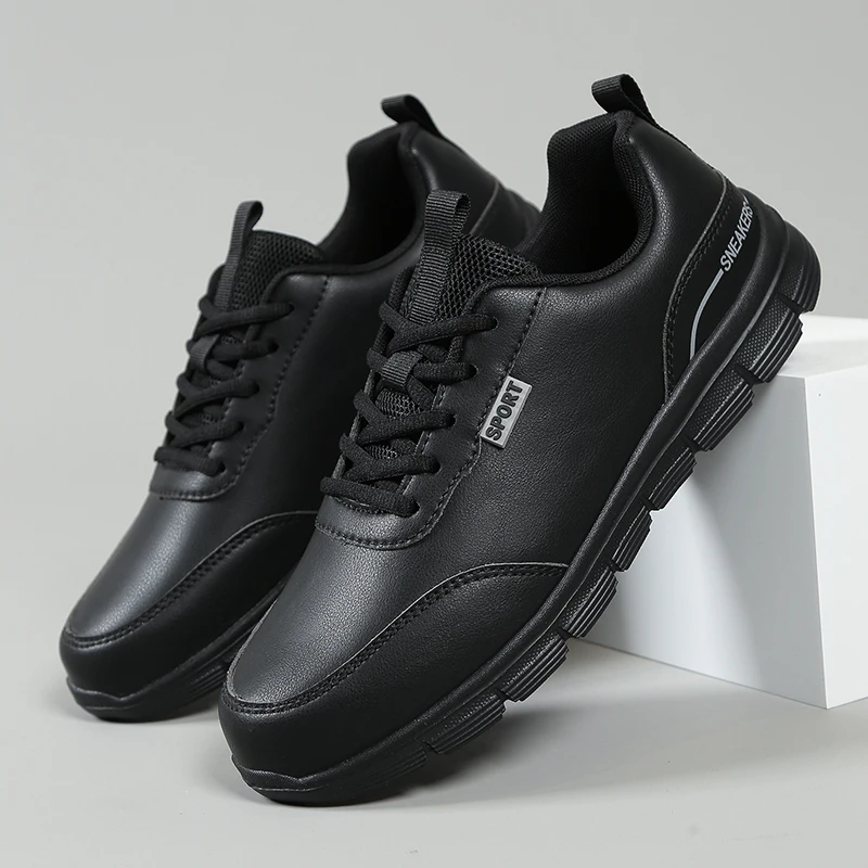 2025 New Designer Shoes Men Casual Sports Shoes for Men Leather Non-slip Lightweight Walking Fitness Sneakers Zapatos De Hombre