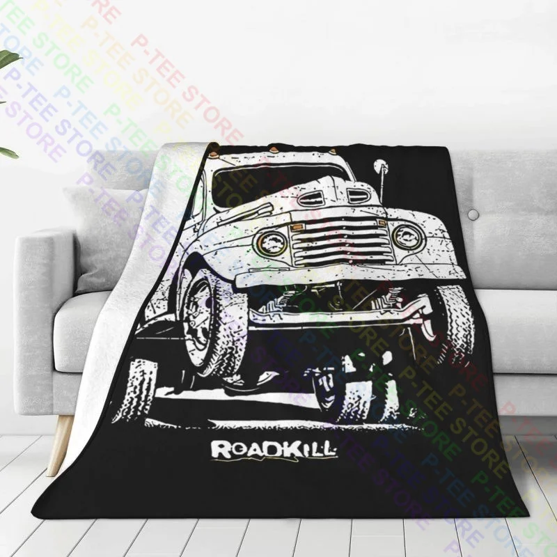 Motortrend Roadkill Stubby Bob Blanket Autumn New Style Plus Velvet Bedding Supply Family Expenses