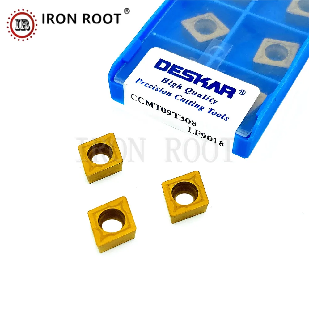 

DESKAR Boring Inserts CCMT060204,060208,09T304,09T308, LF9018 Turning Carbide Inserts CNC Metal Internal Lathe Tools for SCKCR/L