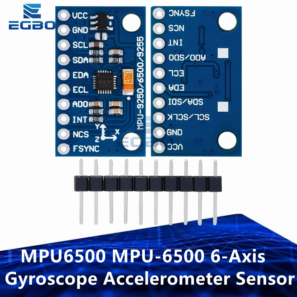 1PCS IIC I2C SPI MPU6500 MPU-6500 6-Achsen Gyroskop Beschleunigungsmesser Sensor Modul Ersetzen MPU6050 Für Arduino Mit Pins GY-6500