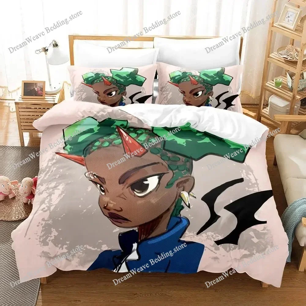 New Wendell Wild Comedy Bedding Set Single Twin Full Queen King Size Bed Set Adult Kid Bedroom Duvet Cover Sets 3D Anime BedFQH