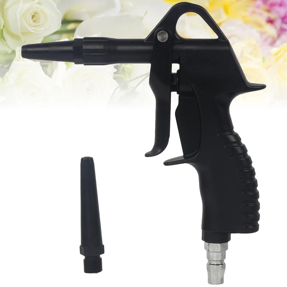 مسدس نفخ هواء أسود عالي الضغط لتنظيف الأثاث ورشة عمل صناعية للتنظيف العميق ونفخ الهواء الداخلي للتنظيف العميق