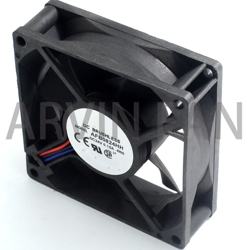 

1Pcs 80X80X25mm 24V 0.15A 8025 80mm 8cm AFB0824HH Inverter Industrial PC Power Supply Cooling Fan