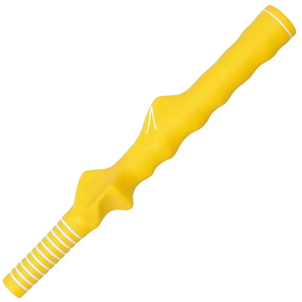 

Rubber Golf Rubber Hand Shape Grip Non-Slip Right Hand Golf Practice Pole Grip Exercise High Traction Golf Swing Training Grip