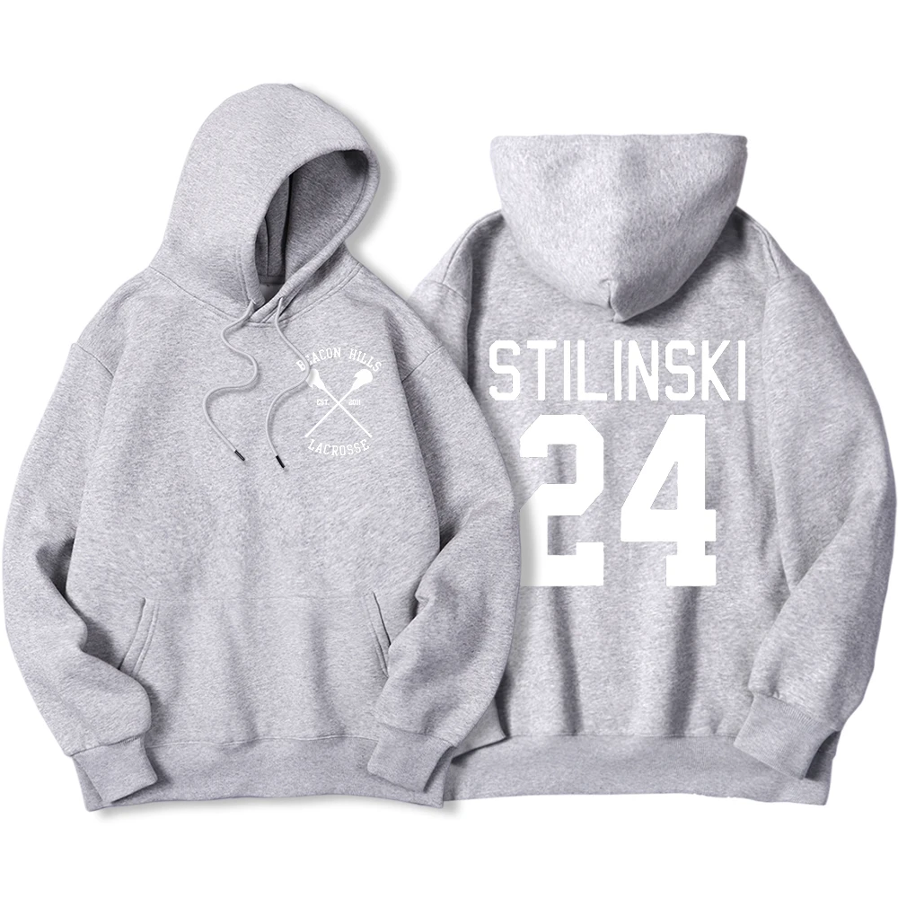 Stilinski 24 Printing Clothing Mens Hip Hop Streetwearpullovers Crewneck Personality Hoodies Casual Fashion Fleece Hoody Men