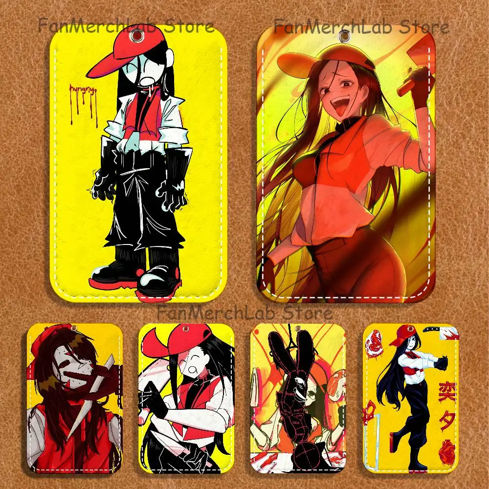 

B-Butcher V-Vanity Album Pattern 1Pc PU Leather Card Holder Keychain Key Ring Door Lock Access Tags ID Card Case Keychain Card