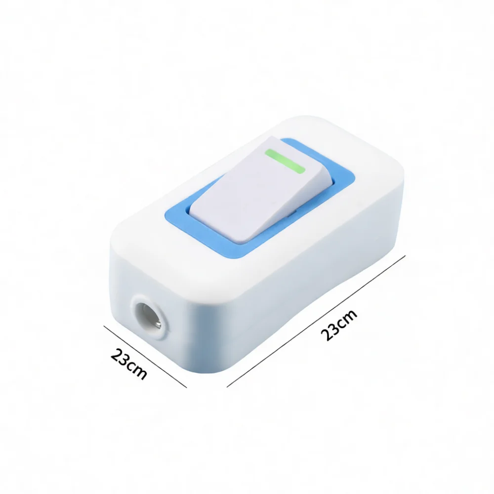 Inline Rocker Power Switch For Household Led Lighting Table Bedside Lamp Manual Control Wire Connector Replacement
